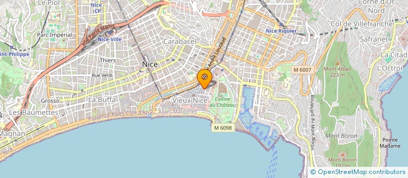 localisation de l'entreprise LES ETOILES  NICE