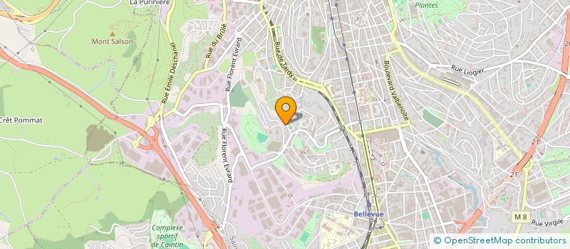 localisation de l'entreprise LES ETOILES  SAINT-ETIENNE