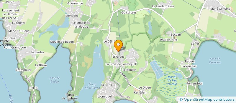 localisation de l'entreprise LES ETOILES BADENOISES  BADEN