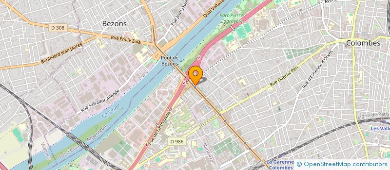localisation de l'entreprise LES ETOILES D'APOLLINAIRE  COLOMBES