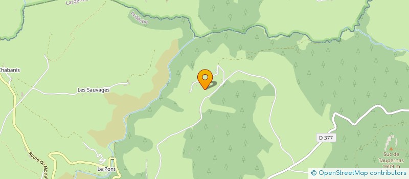 localisation de l'entreprise LES ETOILES DANS LE PRE  LE BEAGE