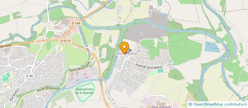 localisation de l'entreprise LES ETOILES DE CARCASSONNE  CARCASSONNE