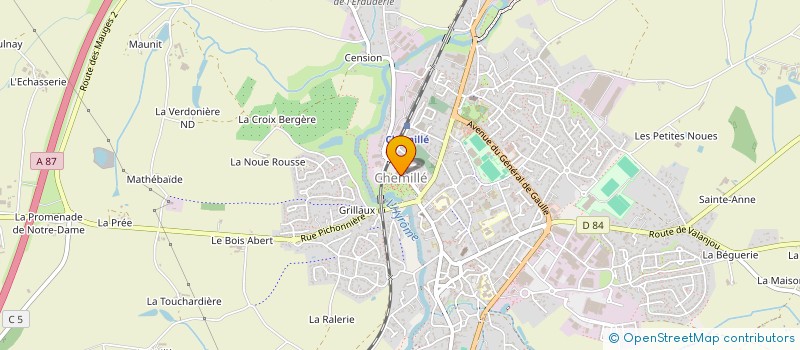 localisation de l'entreprise LES ETOILES DE CHEMILLE EN ANJOU  CHEMILLE-EN-ANJOU