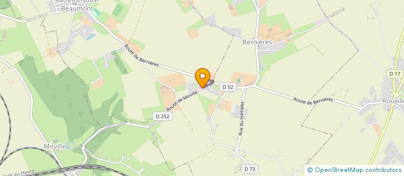 localisation de l'entreprise LES ETOILES DE DIANE MAJORETTES ET TWIRLING DE BOLBEC  VATTETOT-SOUS-BEAUMONT