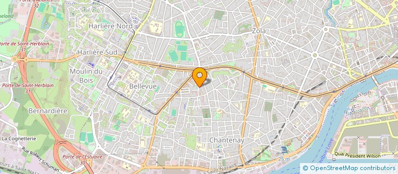 localisation de l'entreprise LES ETOILES DE GUINEE à NANTES