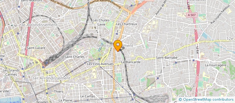localisation de l'entreprise LES ETOILES DE L ANIMATION à MARSEILLE
