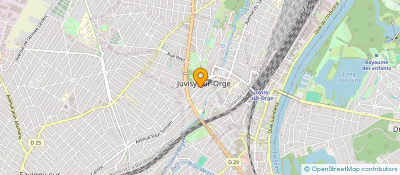 localisation de l'entreprise LES ETOILES DE LA DANSE à JUVISY-SUR-ORGE