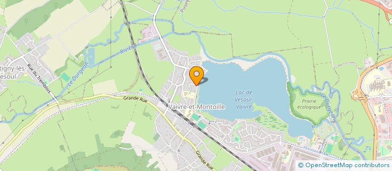 localisation de l'entreprise LES ETOILES DE LA MOTTE  VAIVRE-ET-MONTOILLE