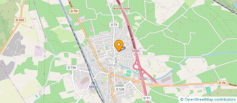 localisation de l'entreprise LES ETOILES DE SENAS à SENAS