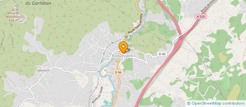 localisation de l'entreprise LES ETOILES DES DUNES  ROQUEVAIRE