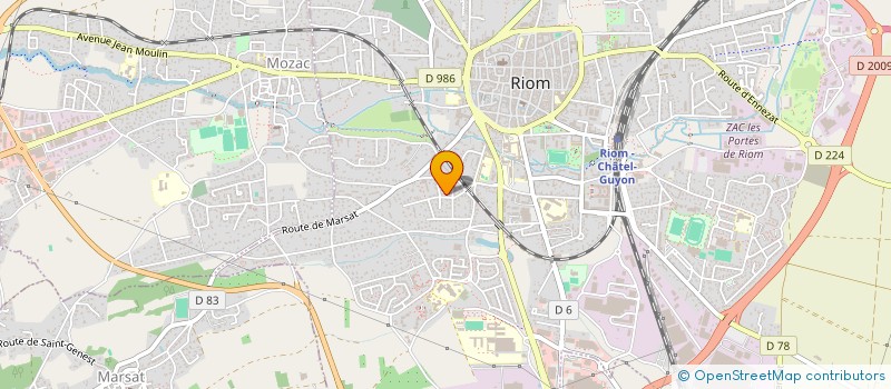 localisation de l'entreprise LES ETOILES DES VOLCANS  MENETROL