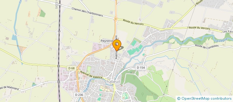 localisation de l'entreprise LES ETOILES DU BONHEUR à CHABEUIL