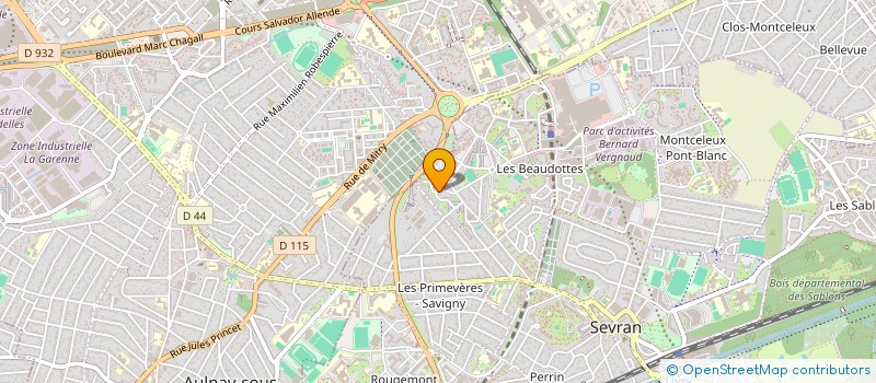 localisation de l'entreprise LES ETOILES DU CAP VERT (ECV) à SEVRAN