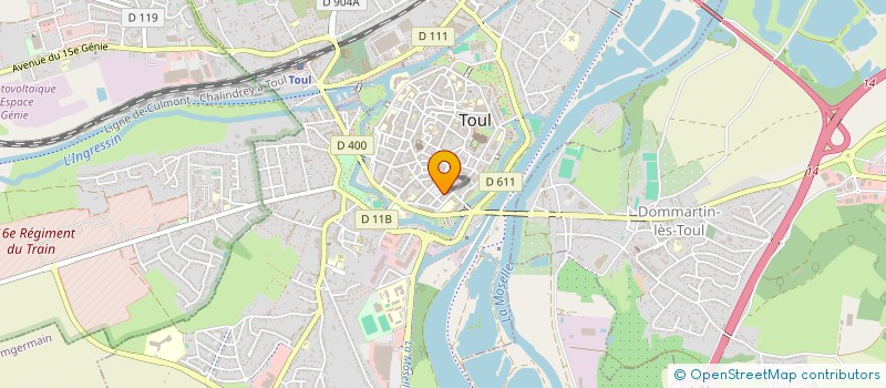 localisation de l'entreprise LES ETOILES DU DESERT  TOUL