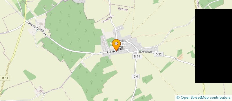 localisation de l'entreprise LES ETOILES DU PATRIMOINE  CHAMBOIS