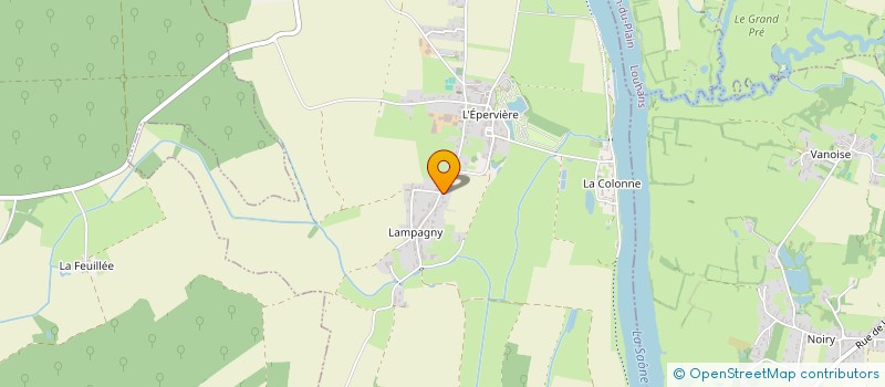 localisation de l'entreprise LES ETOILES FELINES  GIGNY-SUR-SAONE