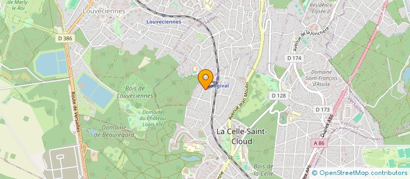 localisation de l'entreprise LES ETOILES FILANTES à LA CELLE-SAINT-CLOUD