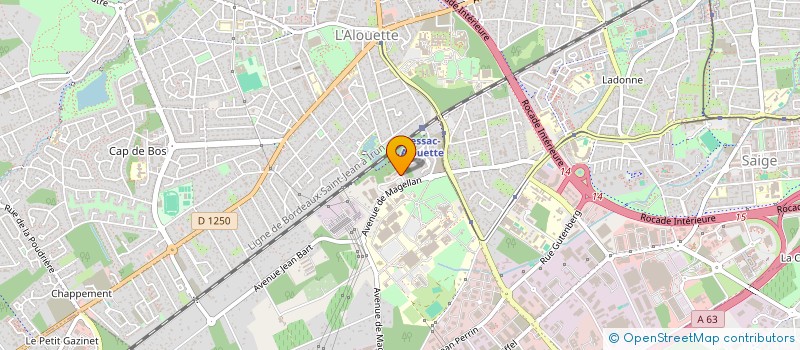 localisation de l'entreprise LES ETOILES MEDICEES  PESSAC