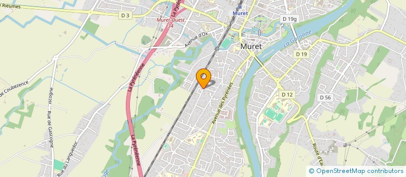 localisation de l'entreprise LES ETOILES REVEUSES  MURET