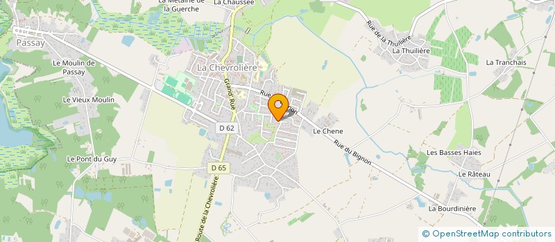 localisation de l'entreprise LES ETOILES VEILLANTES  LA CHEVROLIERE