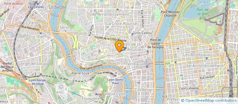 localisation de l'entreprise LES ETOURDIES à LYON