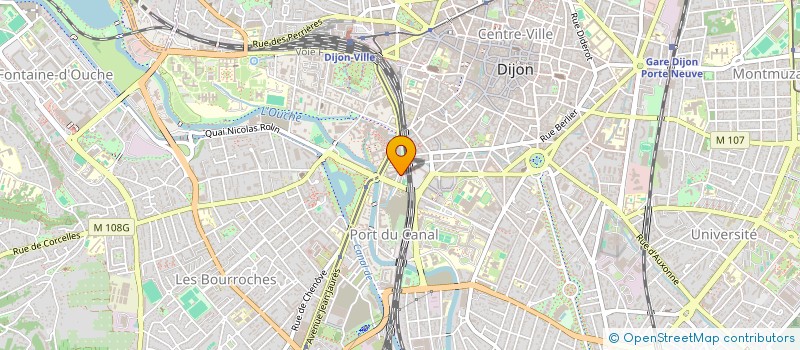 localisation de l'entreprise LES ETRANGES  DIJON