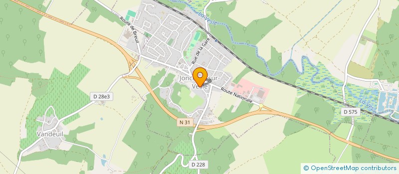 localisation de l'entreprise LES ETREINDELLES  TRIGNY