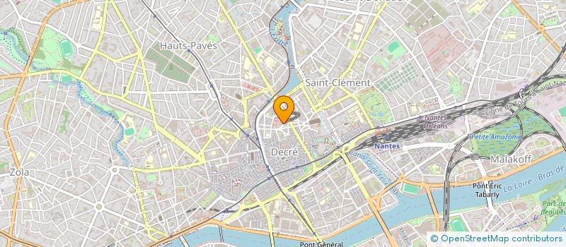 localisation de l'entreprise LES ETRES DANSES  NANTES