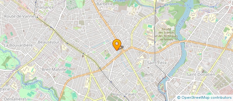 localisation de l'entreprise LES ETRES MOUVANTS  NANTES