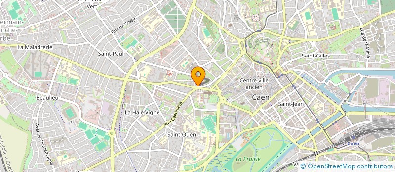 localisation de l'entreprise LES ETRIERS à CAEN