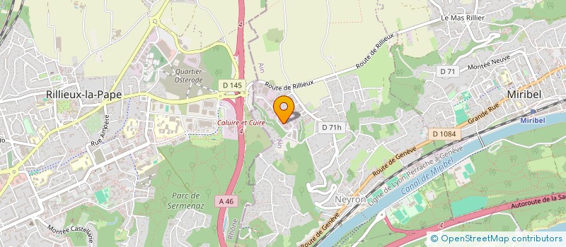 localisation de l'entreprise LES ETRUSQUES  NEYRON