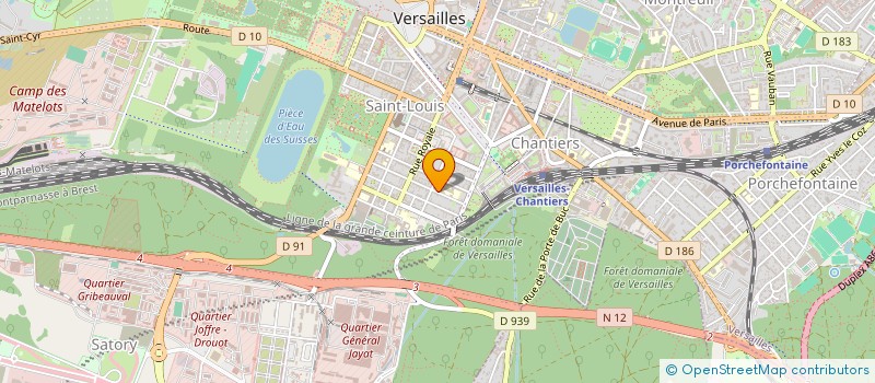 localisation de l'entreprise LES ETUDIANTES INFIRMIERES AU CAMEROUN à VERSAILLES