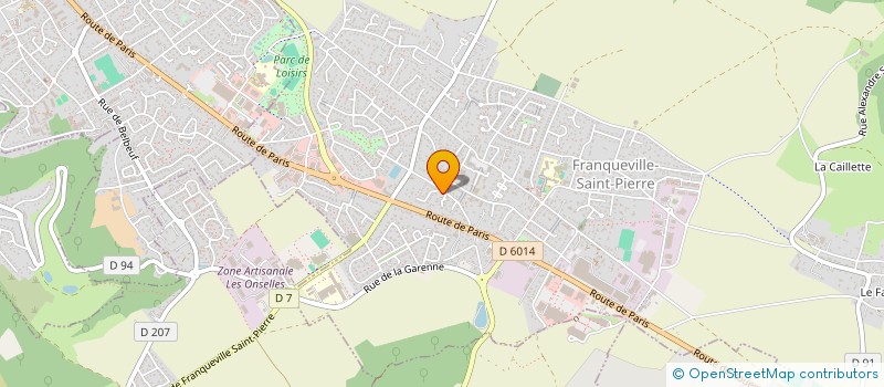 localisation de l'entreprise LES ETUDIANTS DE LA BIBLE  FRANQUEVILLE-SAINT-PIERRE