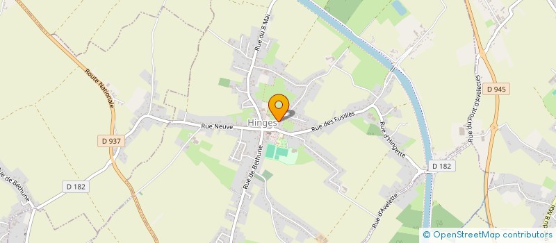 localisation de l'entreprise LES EUCALYPTUS  HINGES