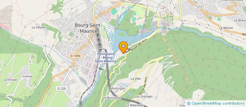 localisation de l'entreprise LES EULETS à BOURG-SAINT-MAURICE