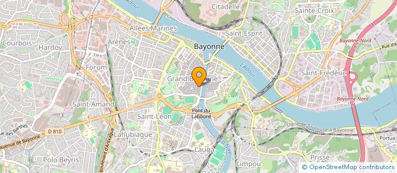 localisation de l'entreprise LES EUSKALDUN à BAYONNE