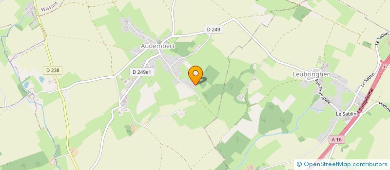 localisation de l'entreprise LES EVENS  AUDEMBERT
