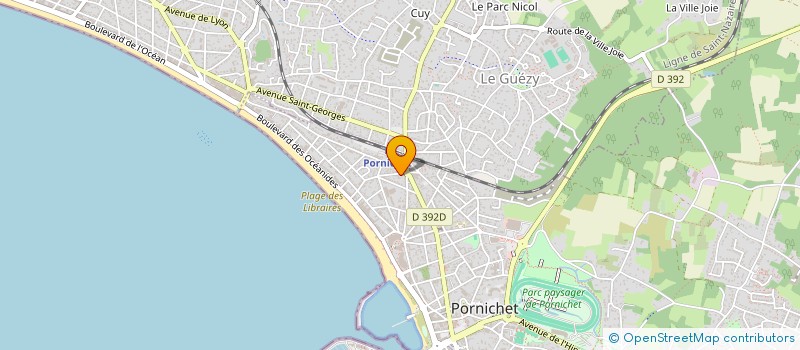 localisation de l'entreprise LES EVENS IMMOBILIER  PORNICHET