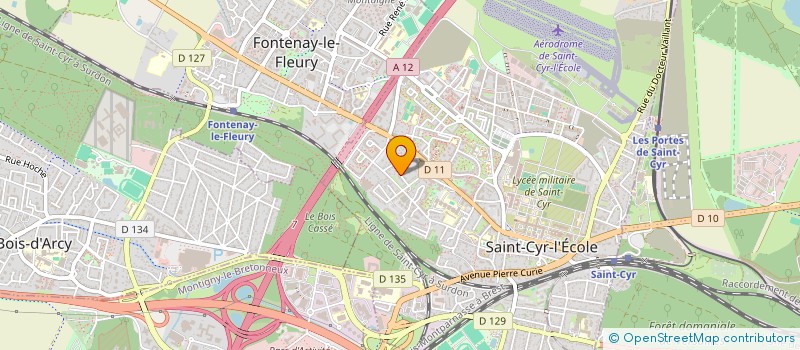 localisation de l'entreprise LES EVENTAILS ART, BIEN-ETRE, CULTURE & CREATIVITE à SAINT-CYR-L'ECOLE