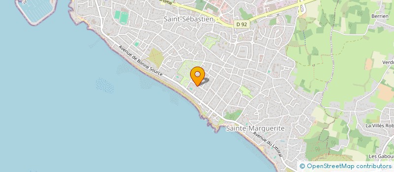 localisation de l'entreprise LES EVENTS à PORNICHET