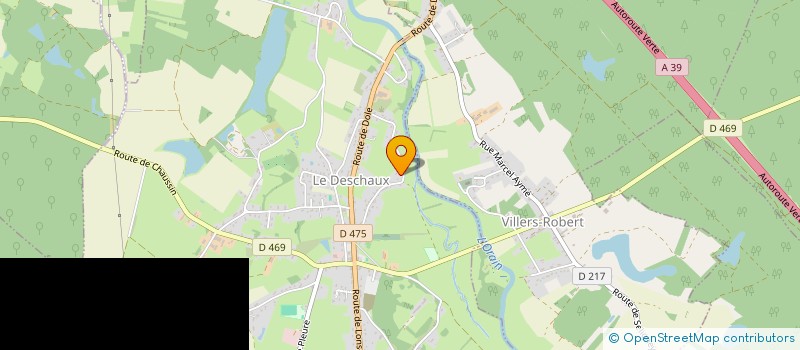 localisation de l'entreprise LES EVERDOUX  LE DESCHAUX