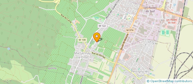 localisation de l'entreprise LES EVETTES  LUTZELBOURG