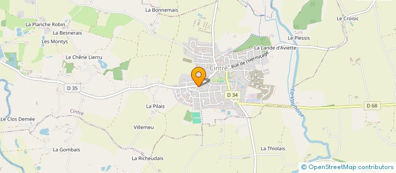 localisation de l'entreprise LES EXCINTRIQUES  CINTRE