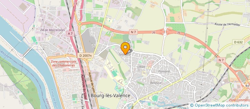 localisation de l'entreprise LES EXCITES - IMPROVISATIONS VITAMINEES à BOURG-LES-VALENCE