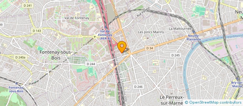 localisation de l'entreprise LES EXPERTS à FONTENAY-SOUS-BOIS