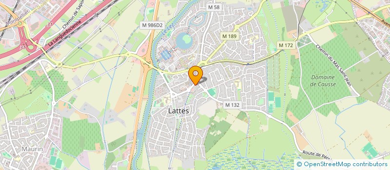 localisation de l'entreprise LES EXPERTS ASSOCIES à LATTES