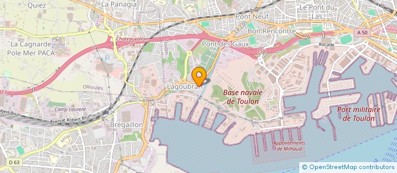 localisation de l'entreprise LES EXPERTS BTP  TOULON