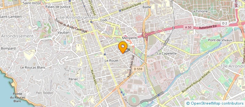 localisation de l'entreprise LES EXPERTS CONTEURS DE L'HISTOIRE à MARSEILLE