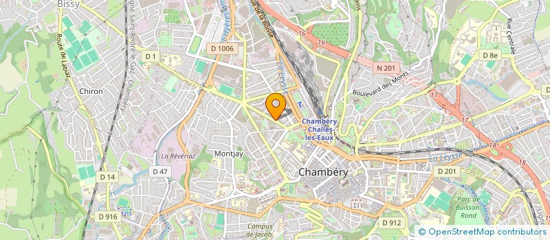 localisation de l'entreprise LES EXPERTS DE LA FABRIQUE A NEURONES  CHAMBERY