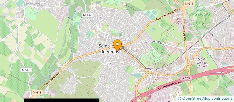 localisation de l'entreprise LES EXPERTS DE VEDAS à SAINT-JEAN-DE-VEDAS